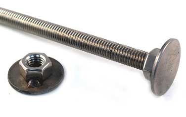 Carriage Cap Nut<br />18-8 / 304 Stainless Steel